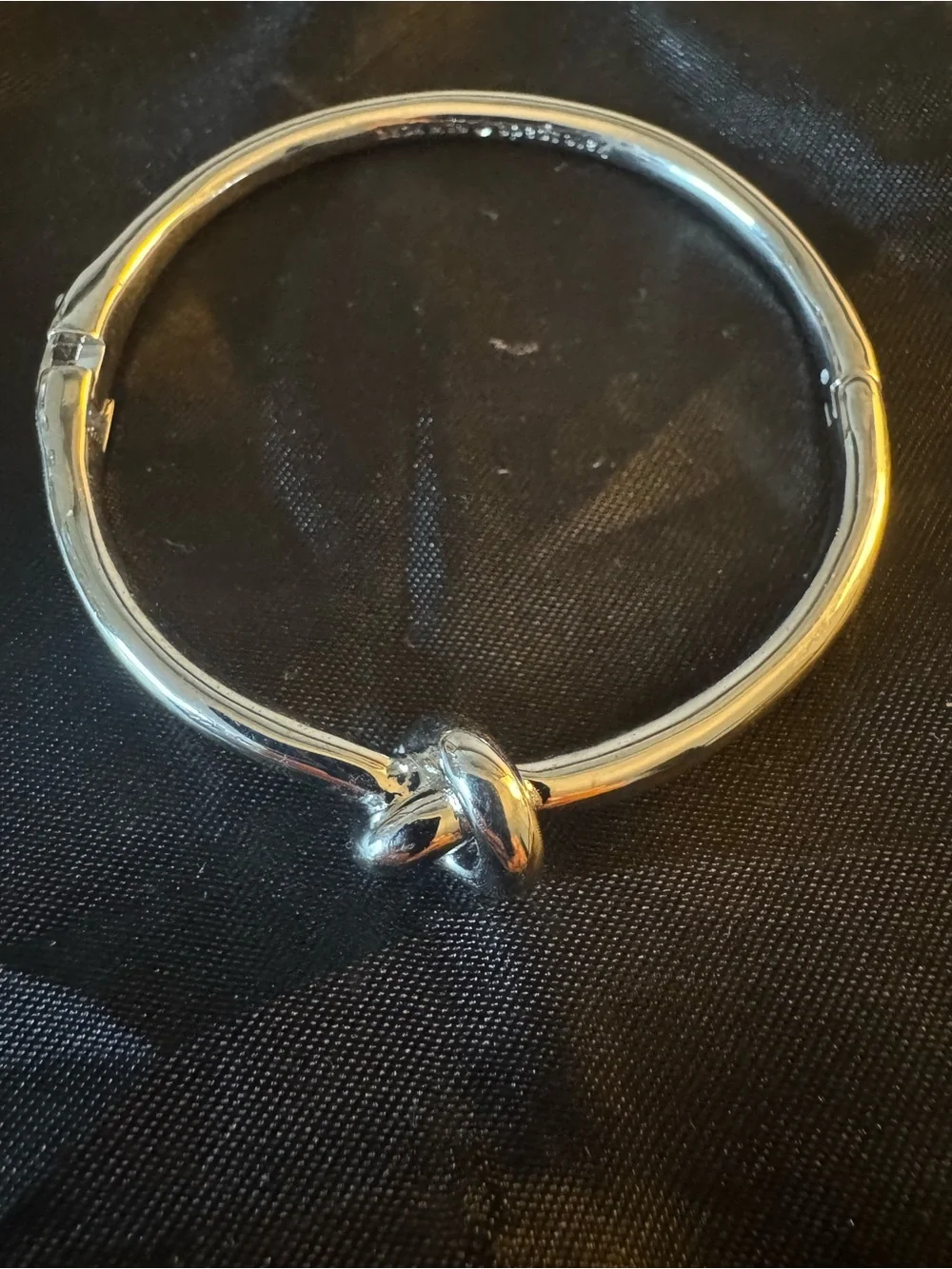 Kate Spade Silver Knot Bangle Bracelet